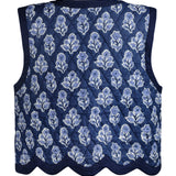 Celeste Vest Navy Floral