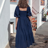 Elsie Dress True Blue