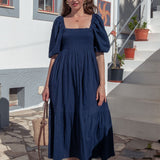 Elsie Dress True Blue