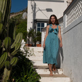 Tara Dress Jade Hydrangea