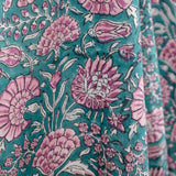 Ruby Blouse Green and Pink Floral