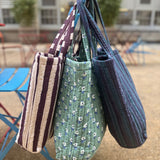 Green Ditsy Floral Everyday Tote