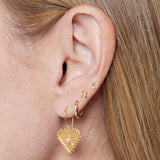 O&I x Harry Rocks Jagged Heart Earrings