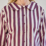Burgundy Stripe Pajamas