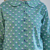 Green Ditsy Floral Pajamas