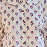 Cream Vintage Floral Pajamas