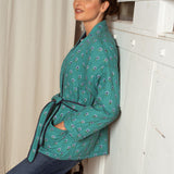 Margot Jacket Green Floral