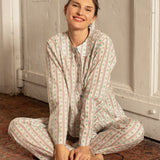 Adult Holiday Snowflake Pajamas