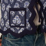 Celeste Vest Navy Floral