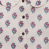 Cream Vintage Floral Pajamas