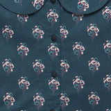 Teal Vintage Floral Pajamas