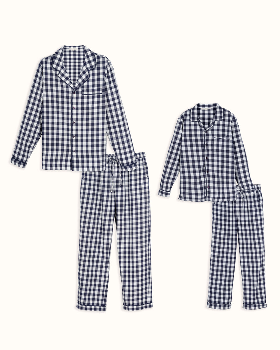 SOLD OUT - Adult Navy and White Pajamas