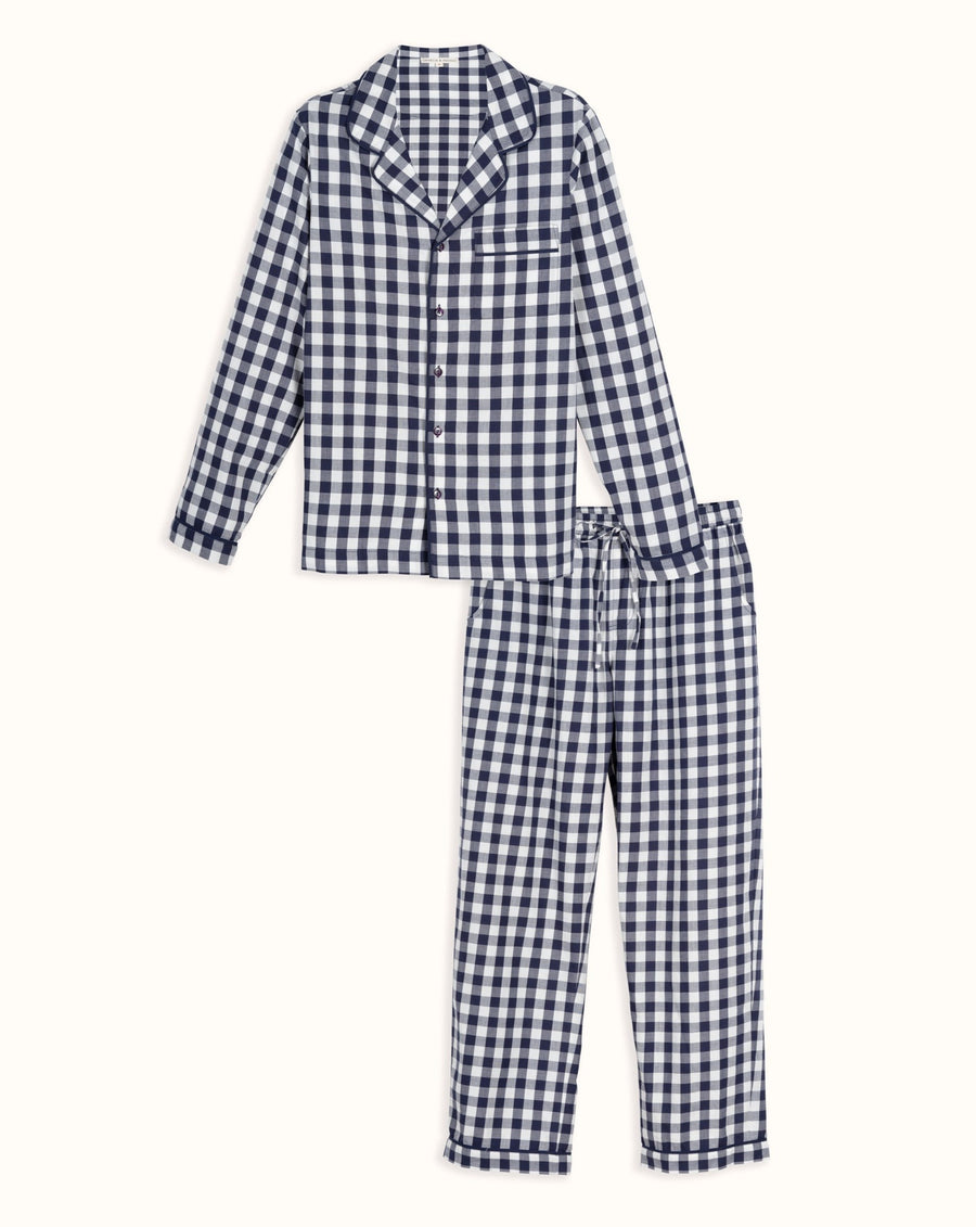 SOLD OUT - Adult Navy and White Pajamas