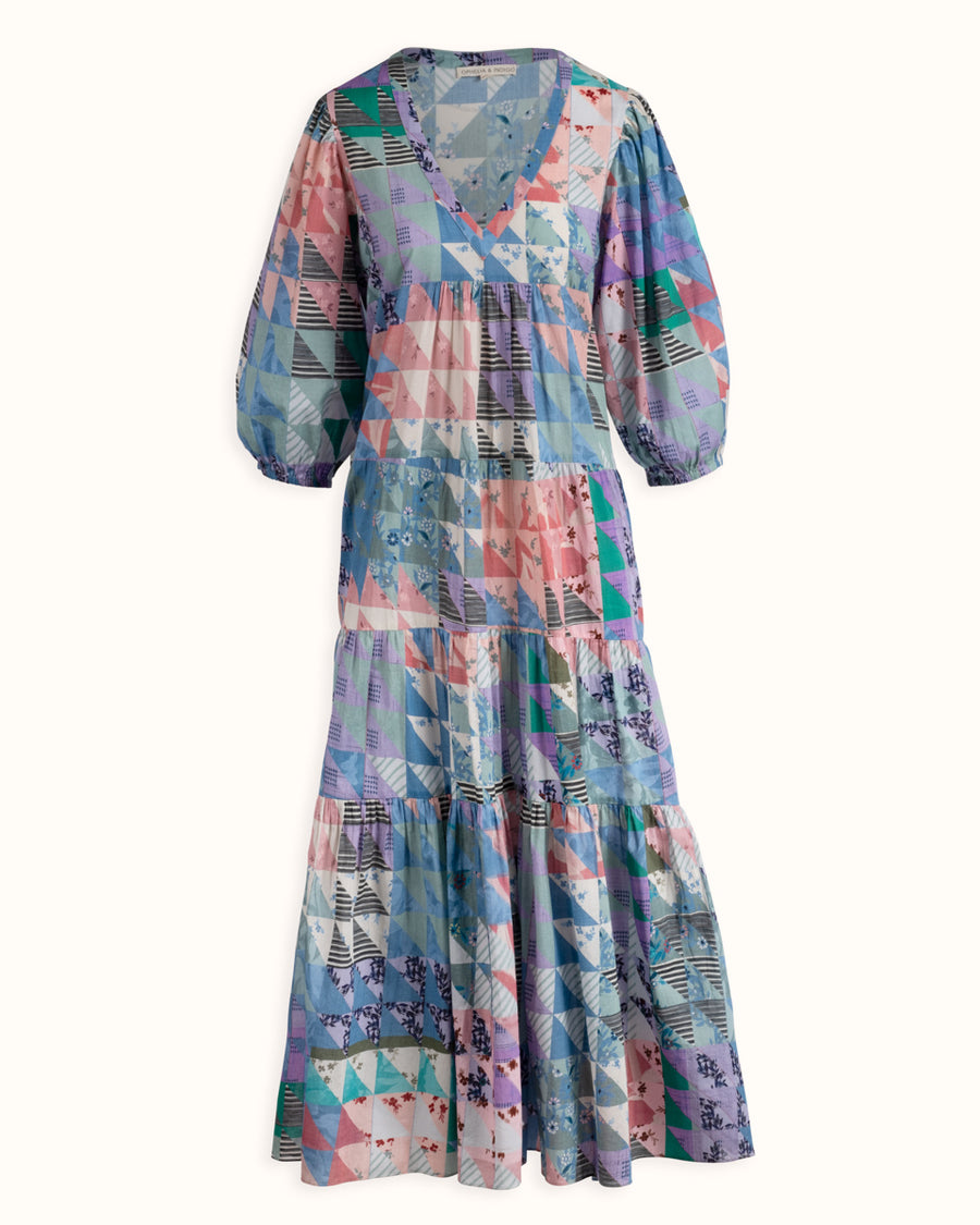 SOLD OUT - Sybil Dress Geo