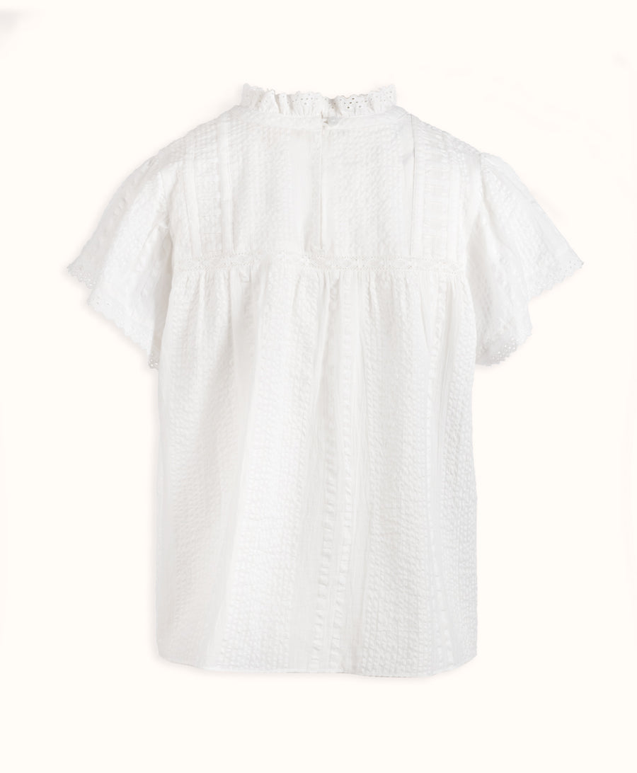 SOLD OUT - Connie Top White