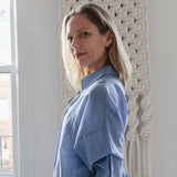 SOLD OUT - Emily Shirt Dress Brooklyn Blue