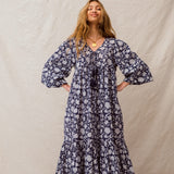 SOLD OUT - Evie Dress Navy Dahlia