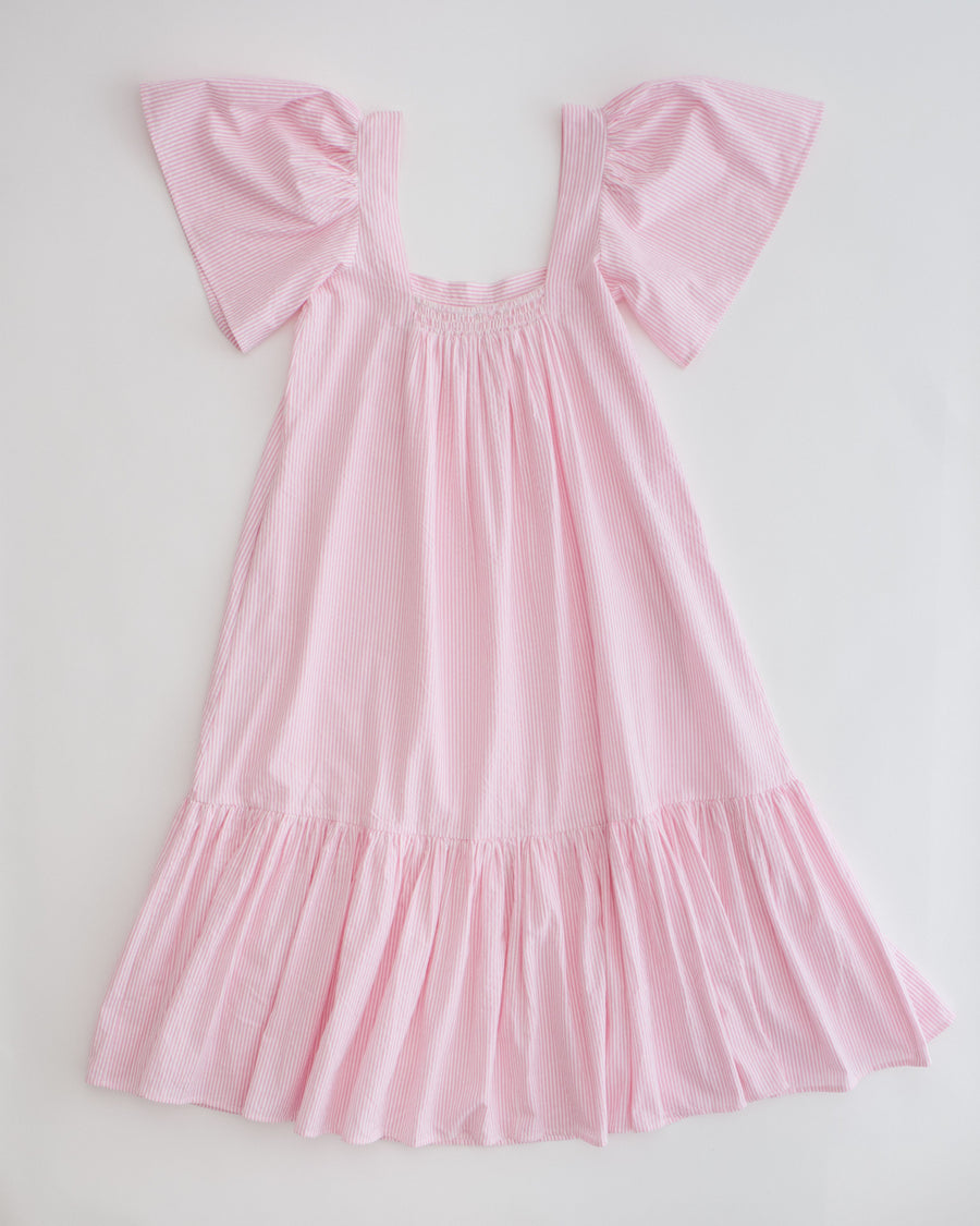 SOLD OUT - Fifi Dress Pink Stripe
