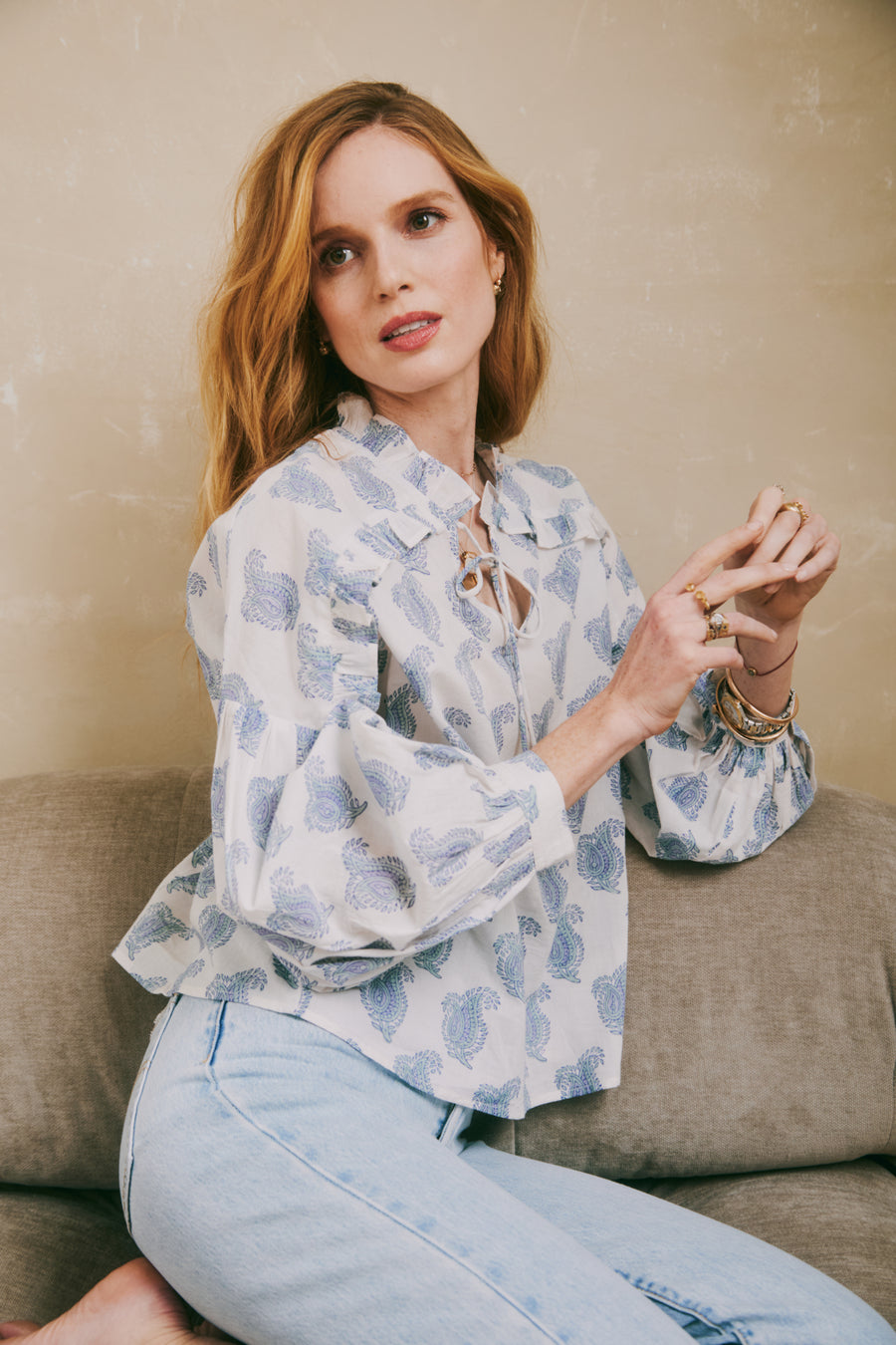 Lily Top Blue