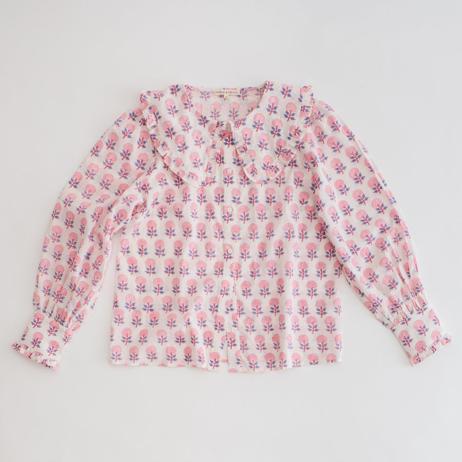 SOLD OUT - Poppy Blouse Hydrangea