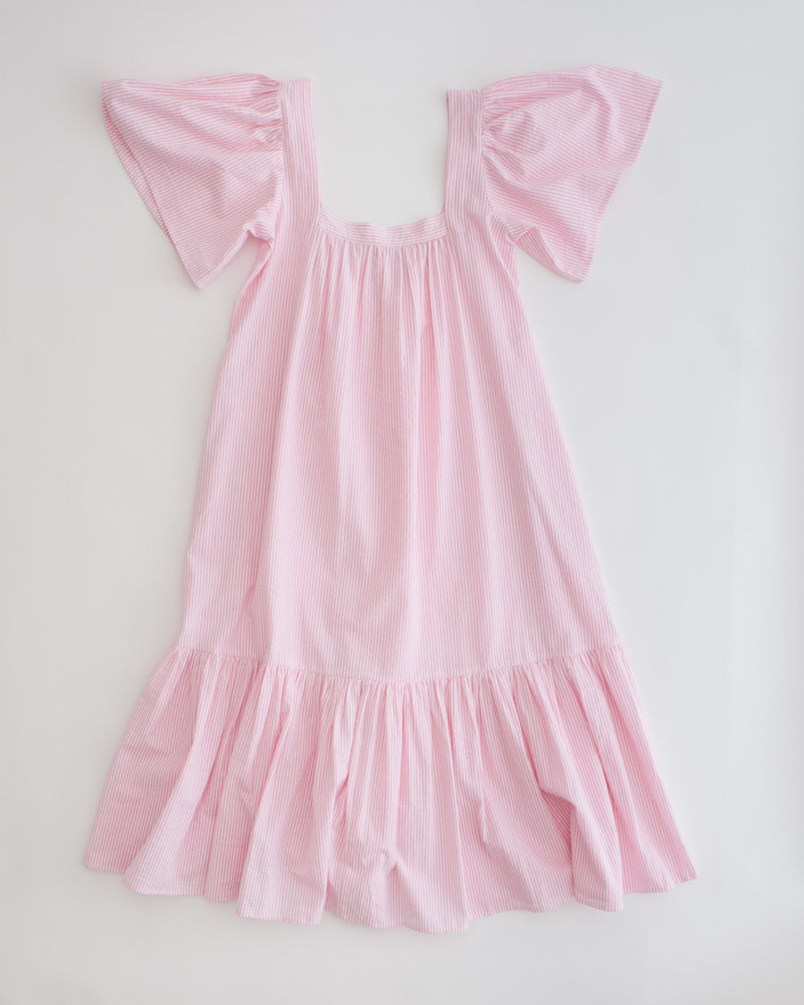 SOLD OUT - Fifi Dress Pink Stripe