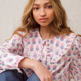 SOLD OUT - Poppy Blouse Hydrangea